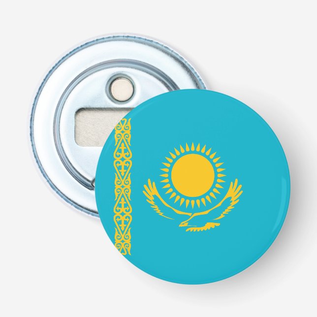 Kazakhstan flag bottle opener (Front)