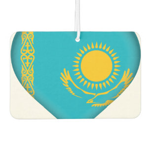 Kazakhstan Flag Car Air Freshener