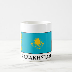 Kazakhstan Flag Coffee Mug