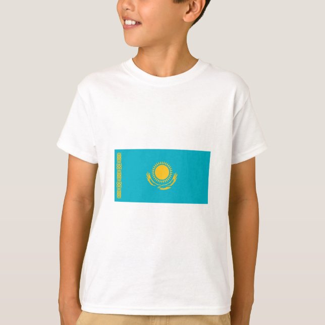 Kazakhstan FLAG International T-Shirt (Front)