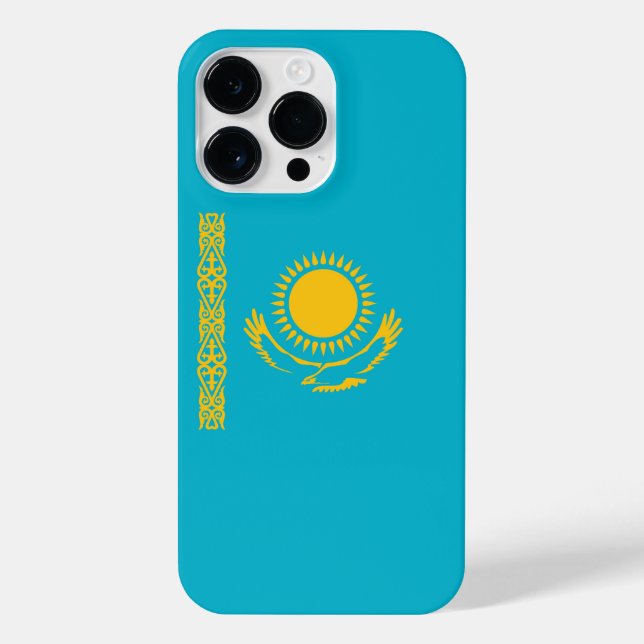 Kazakhstan flag iPhone case (Back)