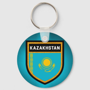 Kazakhstan Flag Key Ring