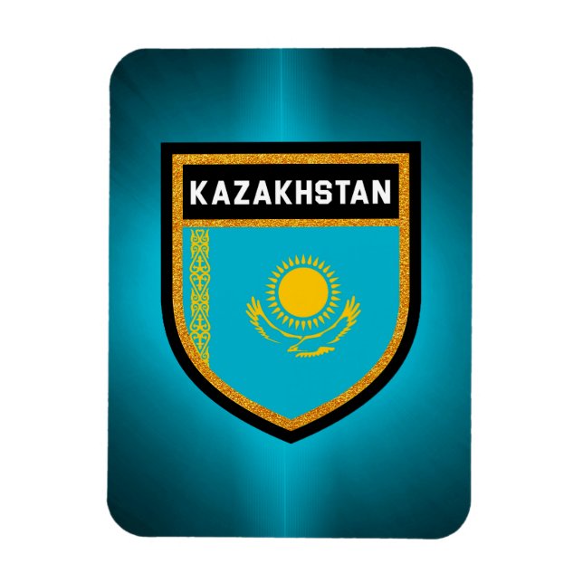 Kazakhstan Flag Magnet (Vertical)