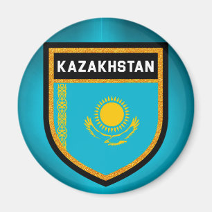 Kazakhstan Flag Magnet