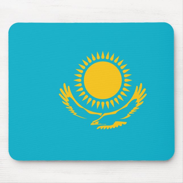 Kazakhstan Flag Mouse Mat (Front)