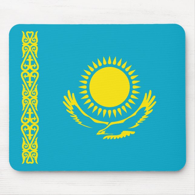 Kazakhstan Flag Mouse Mat (Front)