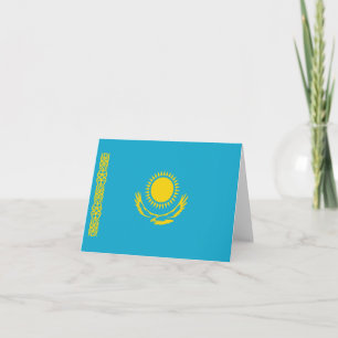 Kazakhstan Flag Notecard