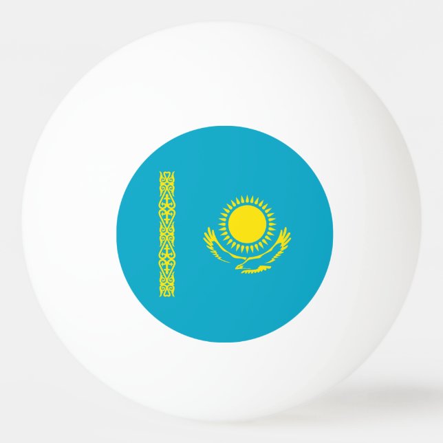 Kazakhstan Flag Ping Pong Ball (Front)