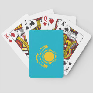 Kazakhstan Flag Playing Cards