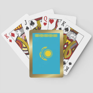 Kazakhstan Flag Playing Cards