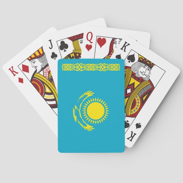 Kazakhstan Flag Playing Cards (Back)