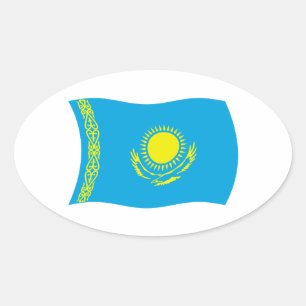 Kazakhstan Flag Sticker