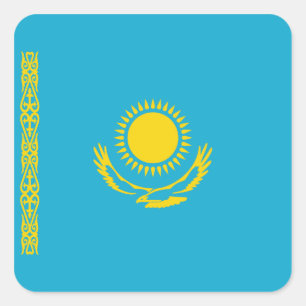 Kazakhstan Flag Sticker
