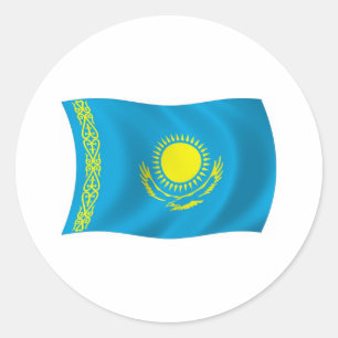 Kazakhstan Flag Sticker
