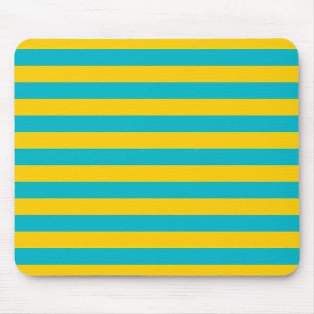 Kazakhstan flag stripes italy symbol lines pattern mouse mat (Front)