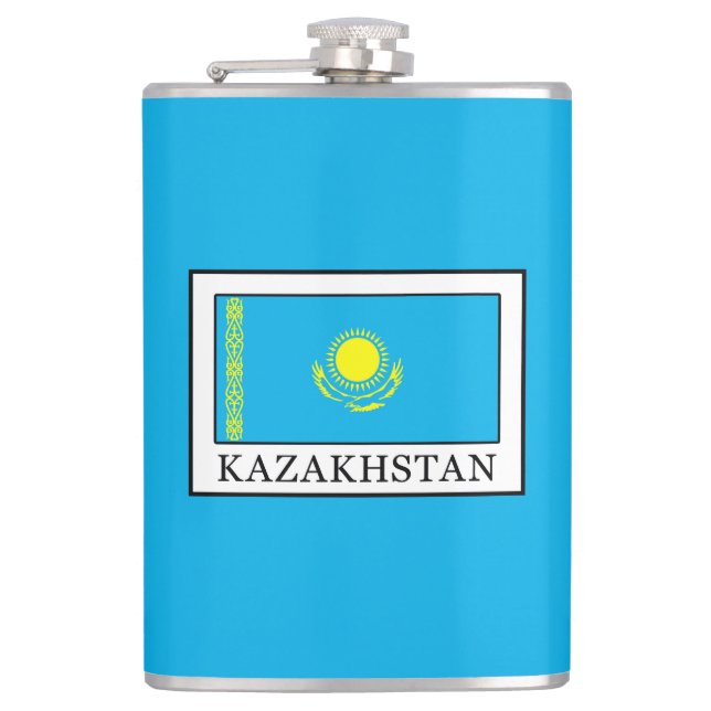 Kazakhstan Hip Flask (Front)