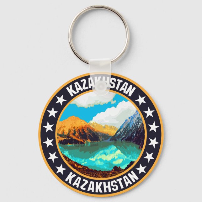 Kazakhstan                                         key ring (Front)