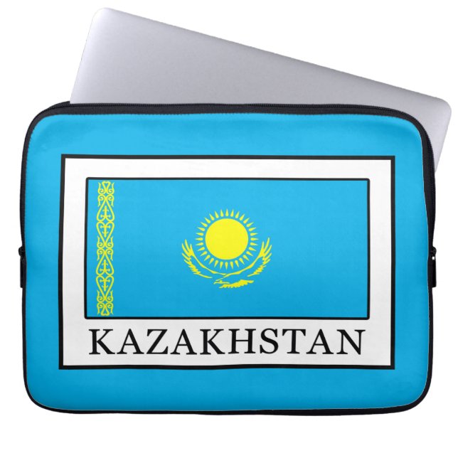 Kazakhstan Laptop Sleeve (Front)