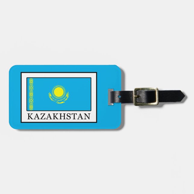 Kazakhstan Luggage Tag (Front Horizontal)