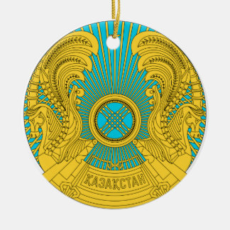 Kazakhstan National Emblem Ceramic Tree Decoration