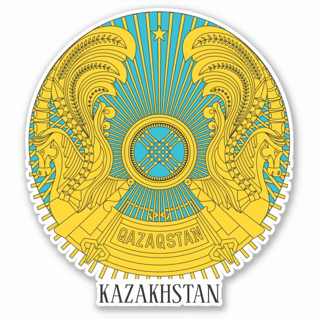Kazakhstan National Emblem Patriotic (Front)