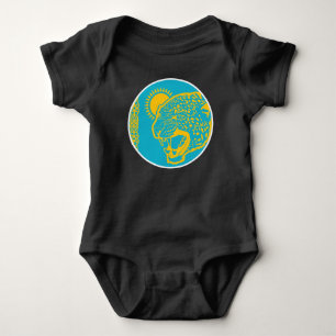 Kazakhstan Snow leopard Kazakh National Animal Baby Bodysuit
