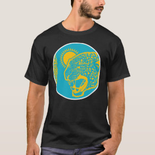 Kazakhstan Snow leopard Kazakh National Animal T-Shirt
