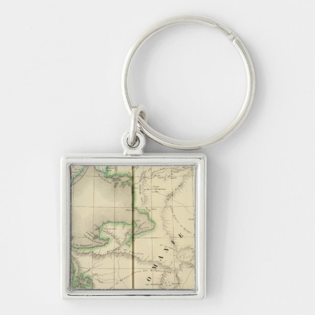 Kazakhstan, Uzbekistan Key Ring (Front)
