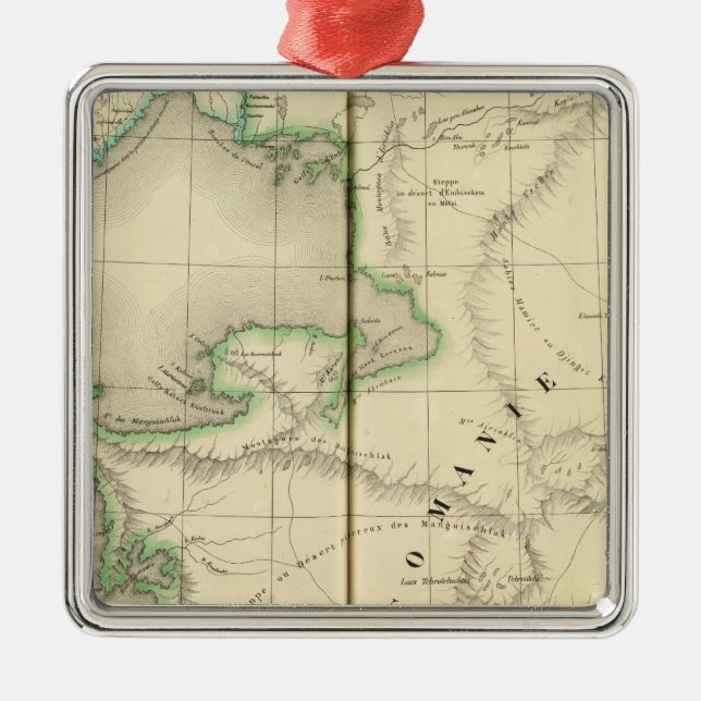 Kazakhstan, Uzbekistan Metal Tree Decoration (Front)