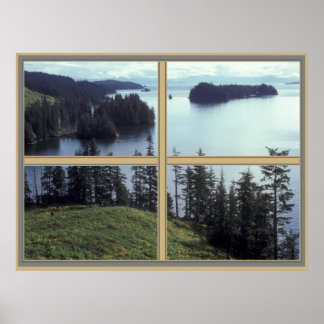 Kazakof Bay Alaska Poster