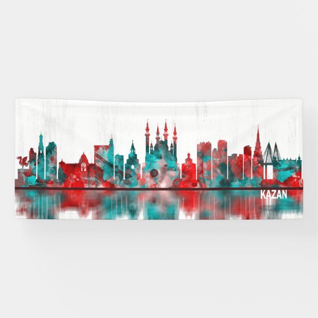 Kazan Russia Skyline Banner (Horizontal)