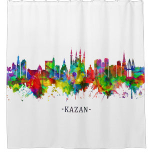 Kazan Russia Skyline Shower Curtain