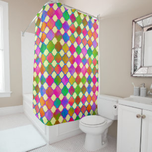 Kazbar Colour Shower Curtain