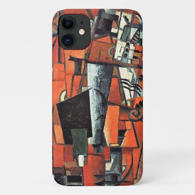 Kazimir Malevich art, The Lady at the Piano Case-Mate iPhone Case (Back)