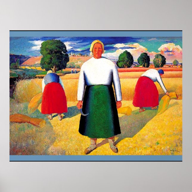 Kazimir Malevich artwork, Reapers Poster (Front)