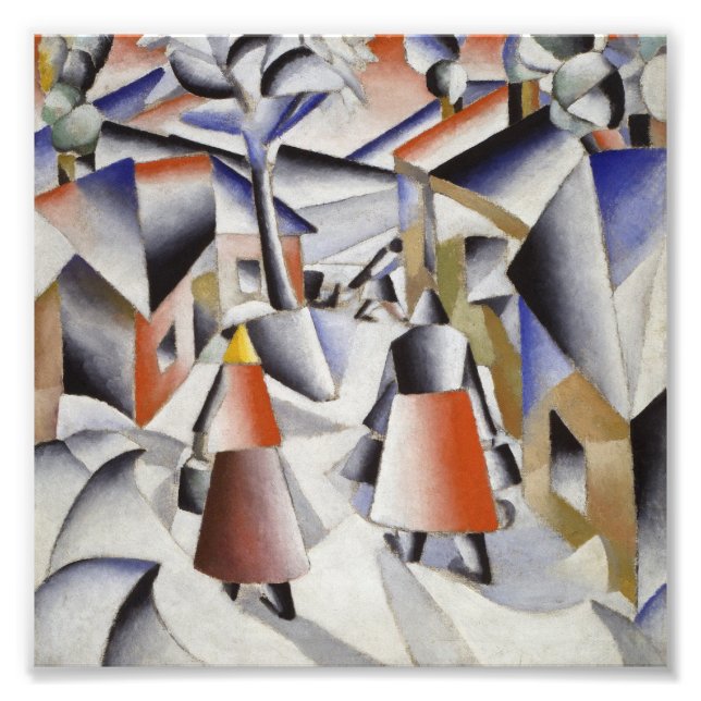 Kazimir Malevich - Morning In The Village Photo Print (Front)