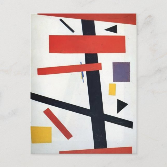 Kazimir Malevich- Suprematism Postcard (Front)