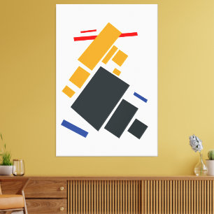 Kazimir Malevich, The Aviator, Aeroplane Flying Canvas Print