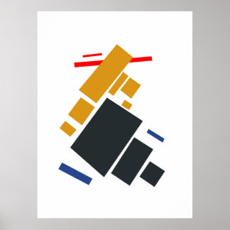 Kazimir Malevich, The Aviator, Aeroplane Flying Poster