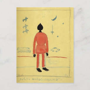 Kazimir Malevich- Turkish Soldier Postcard