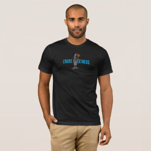 Kazmir Men Black Graphic T Shirt
