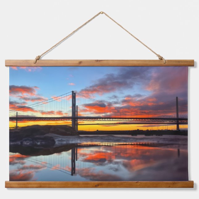 KazooStudioX Wood-Topped Wall Tapestry | Scotland' (Front)