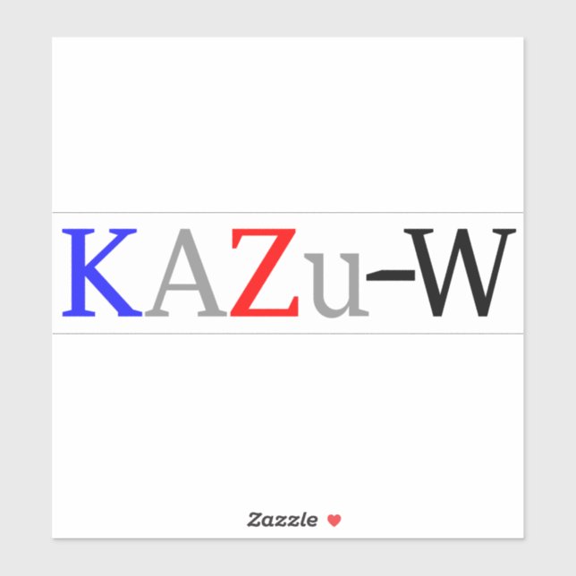 KAZu-W (Sheet)