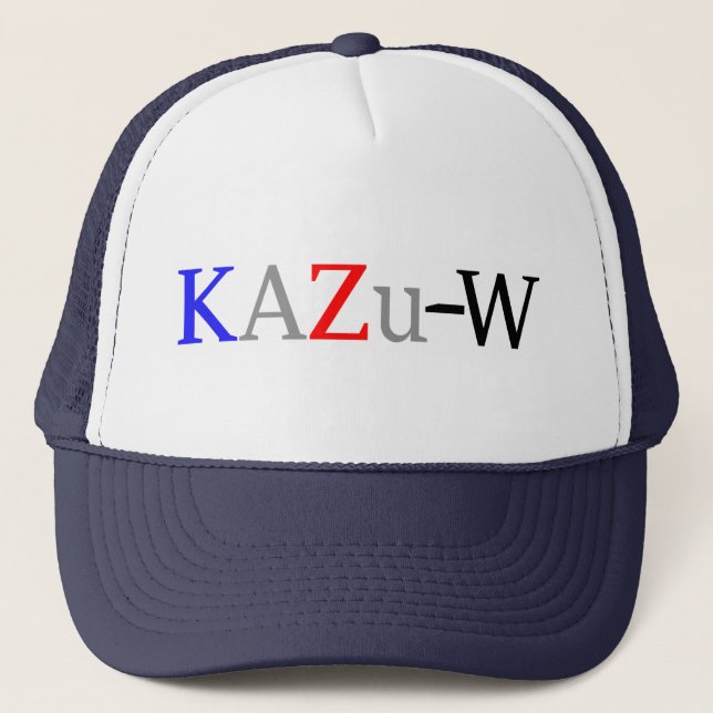 KAZu-W キャップ Trucker Hat (Front)