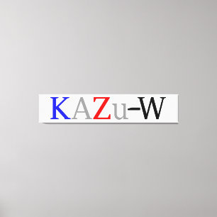KAZu-W Canvas Print