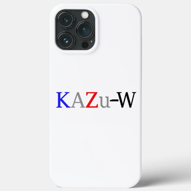 KAZu-W Case-Mate iPhone Case (Back)