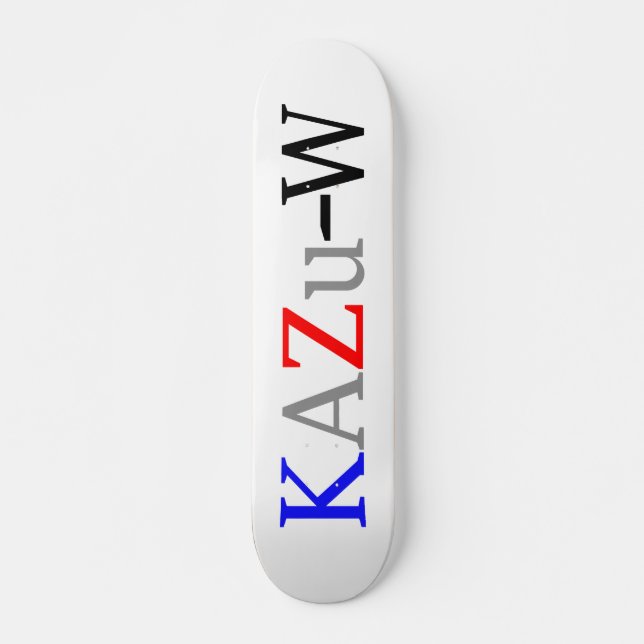 KAZu-W Skateboard (Front)