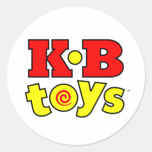 KB Toys Standard Logo Round Vinyl Sticker