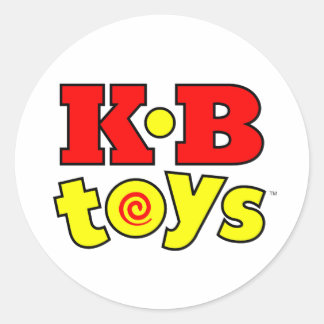 KB Toys Standard Logo Round Vinyl Sticker