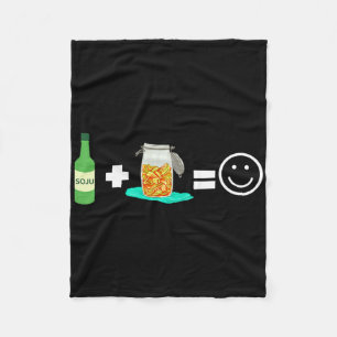 Kbbq Korean Bbq Kimchi Ramen 1 Fleece Blanket